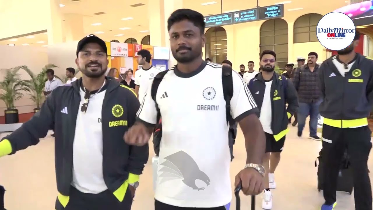Indian team arrives in Sri Lanka for T20I, ODI series