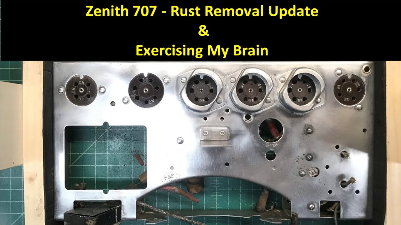 Zenith 707 - Rust Removal Update & Exercising My Brain