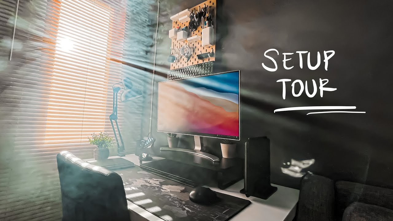 Setup Tour 2021 | Memaksimalkan ruangan yang kecil untuk meja kerja biar nyaman