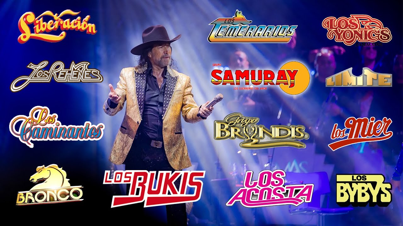 Los Temerarios, Viento Y Sol, Bryndis, Samuray, Bukis y más Mix Romanticas Gruperas 80s y 90s Mix