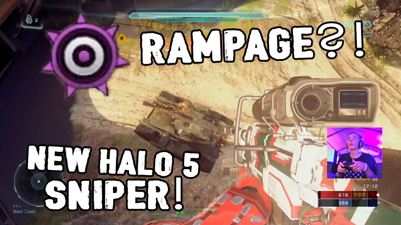 Halo 5 WARZONE Gameplay w/ Reactions :: Rampage + NEW sniper