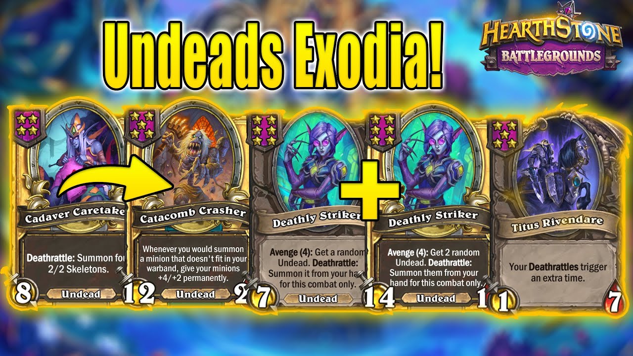 This Is My Favorite Undead Exodia Build After Patch! | Christian Hearthstone Battlegrounds