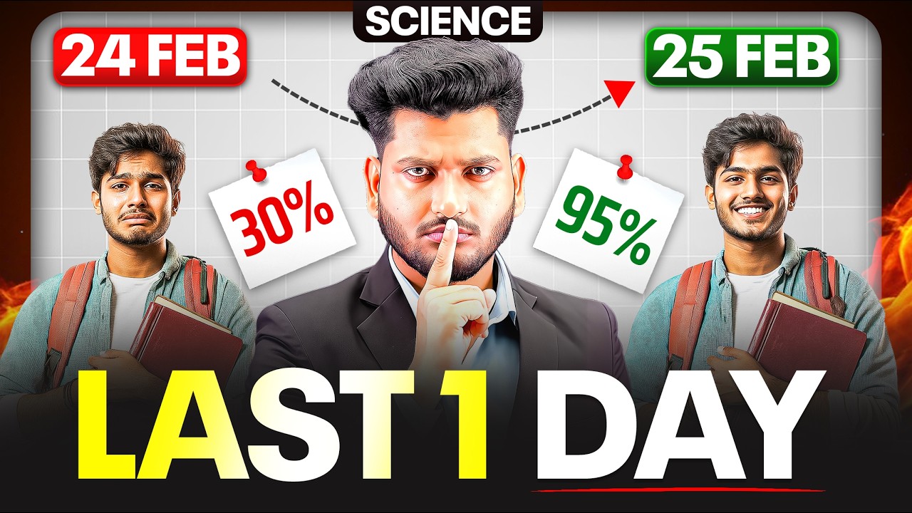 Last 7 Days Board Exam Hack 🔥 | Class 10th Study Plan to Score 95%