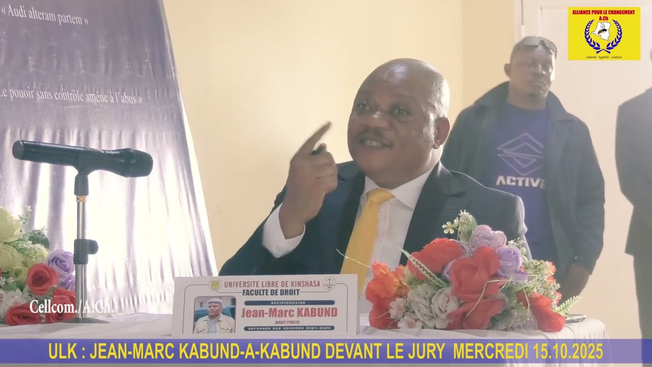 D&Eacute;FENSE DU M&Eacute;MOIRE DE JM. KABUND: UNE PRESTATION XXL