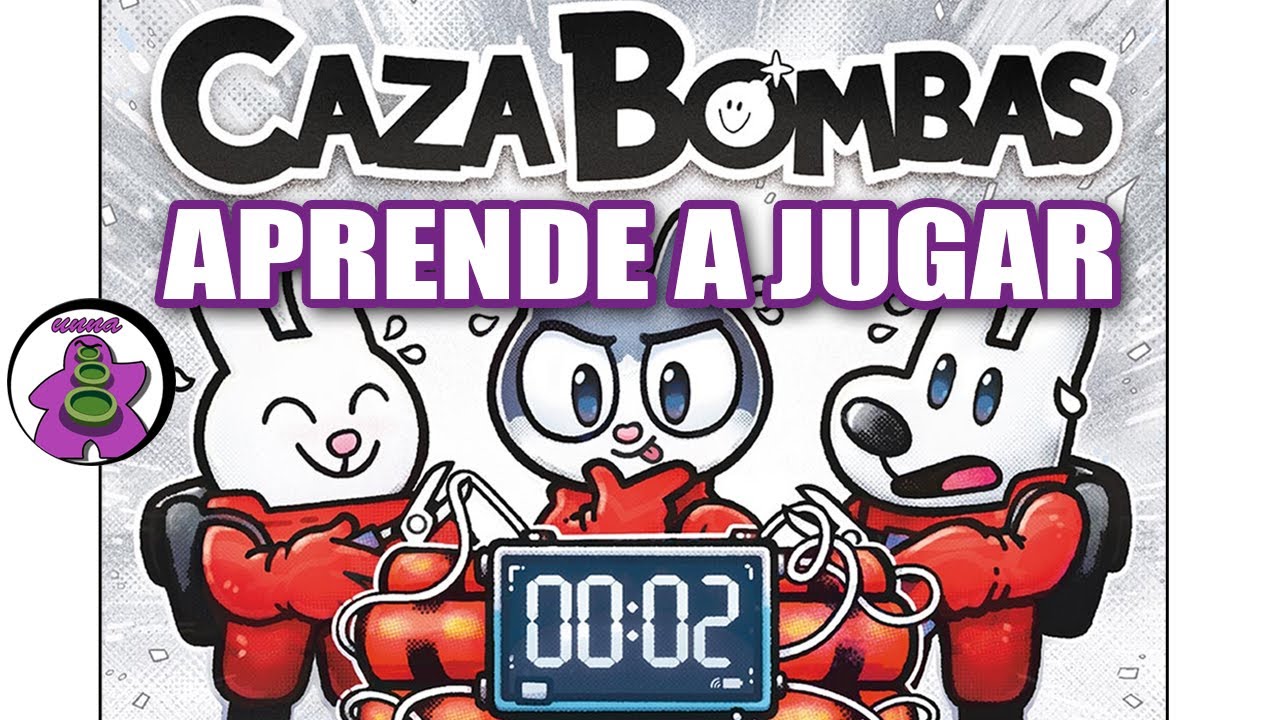 CAZABOMBAS  - Cómo se juega - TUTORIAL - Juego de Mesa - unna
