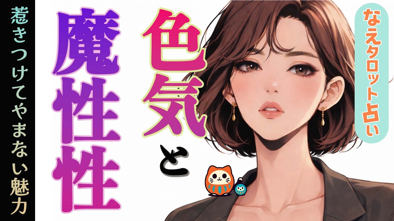 【色気＆魔性性🧙‍♀️】あなたの魅力に抗えない人がいます。無自覚に惹きつける理由❤️‍🔥タロット、オラクル、ルノルマンカード。占い