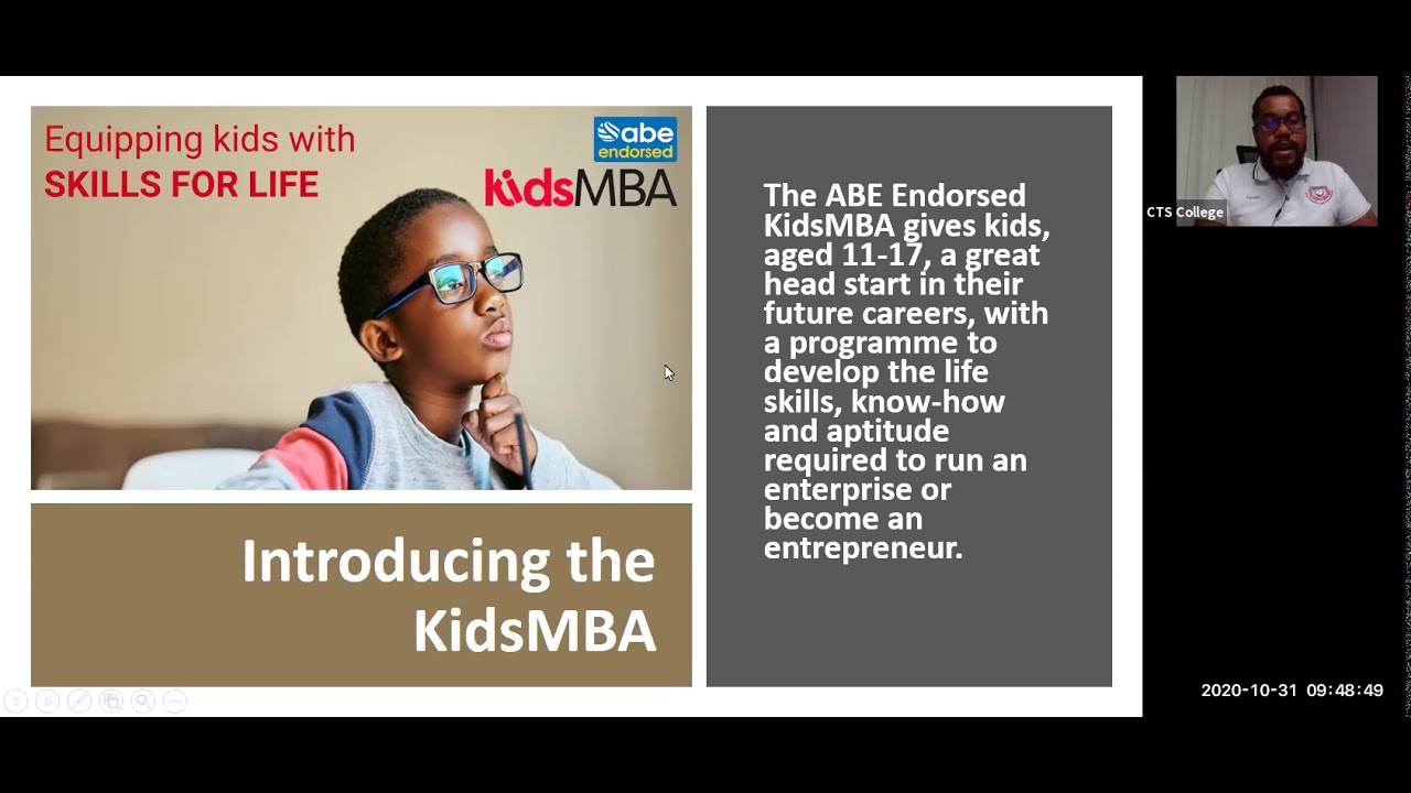 ABE Endorsed Kids MBA Programme | Online Courses | CTS College