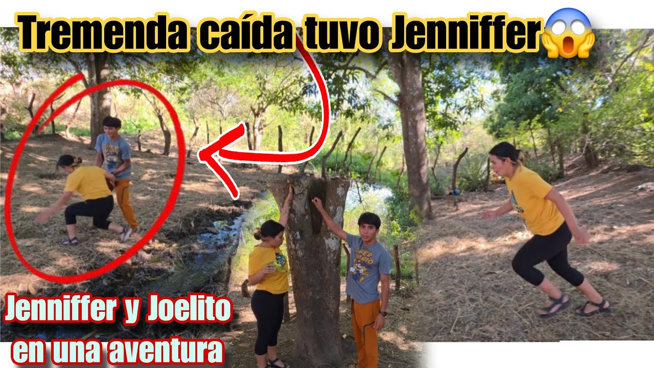 Joelito se preocupo al ver la caída que tuvo Jenniffer😱Cortando unos ricos mangos🥭😋