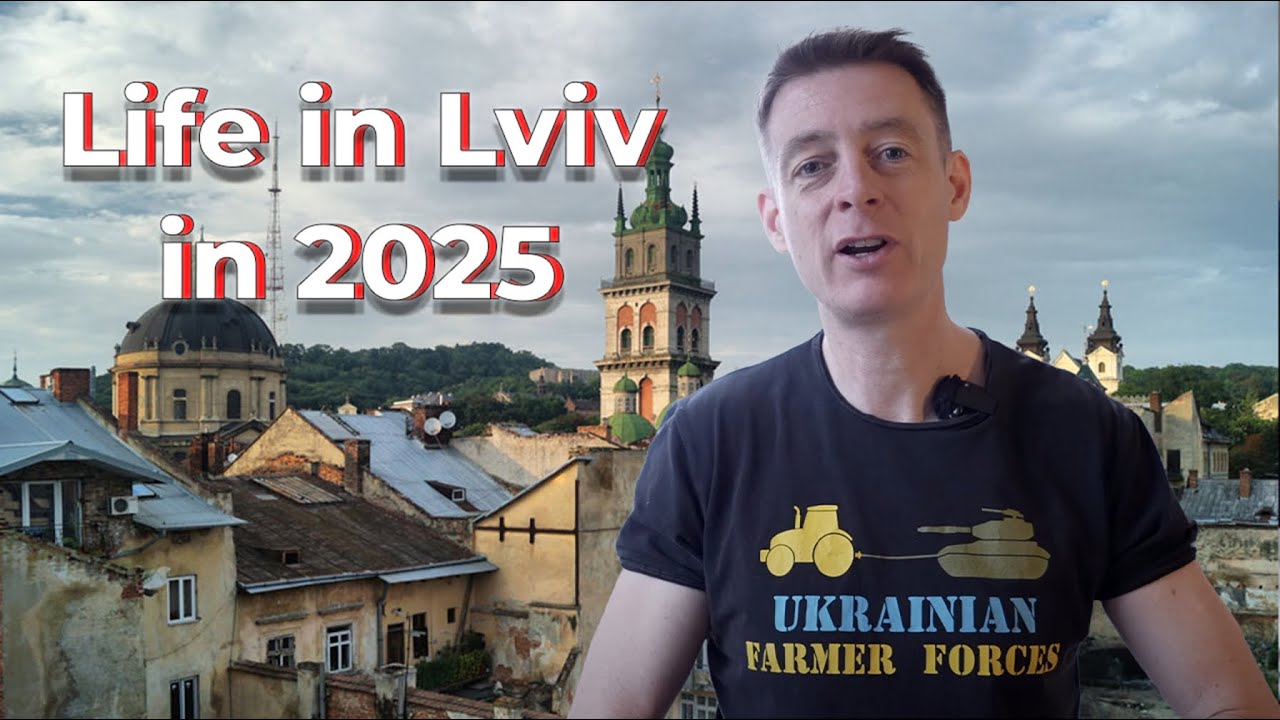 Life in Lviv, Ukraine in April 2025