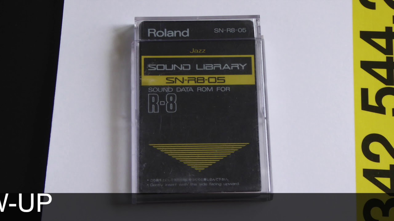 Roland R8 11 demo songs from factory ROM cards