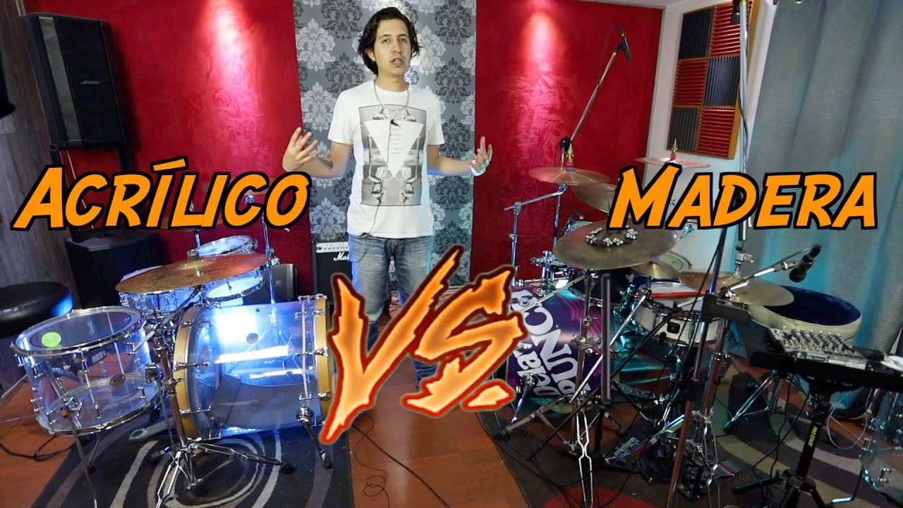 Bateria de Acrílico Vs Batería Madera | Hugo Zerecero