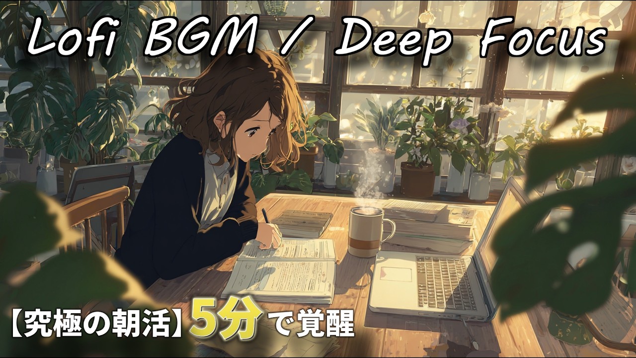 朝の2時間で今日が変わる。全集中するための魔法のlofi BGM / Deep Work Morning