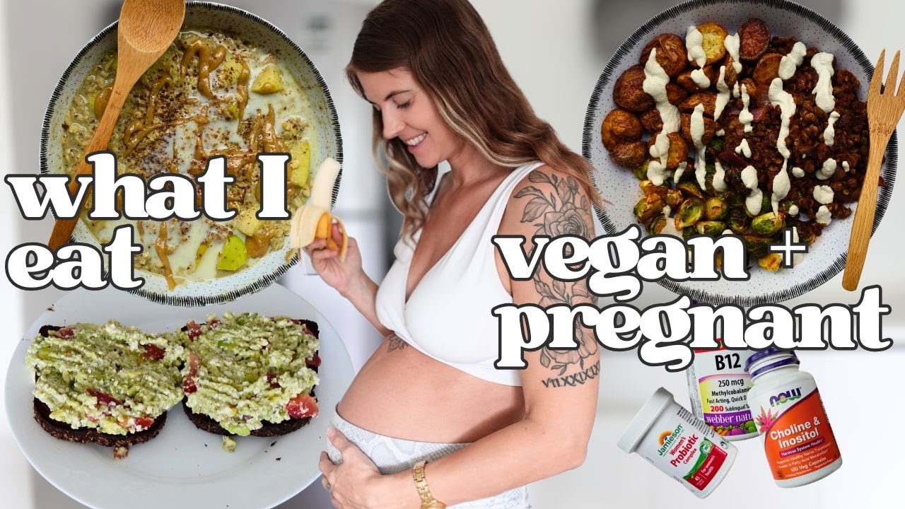 What I Eat in a Day Vegan + Pregnant (plus supplements)🤰🏼