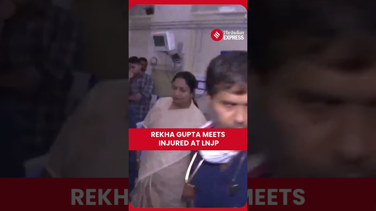 Delhi CM Rekha Gupta, Minister Ashish Sood Visit Injured at Lok Nayak Hospital