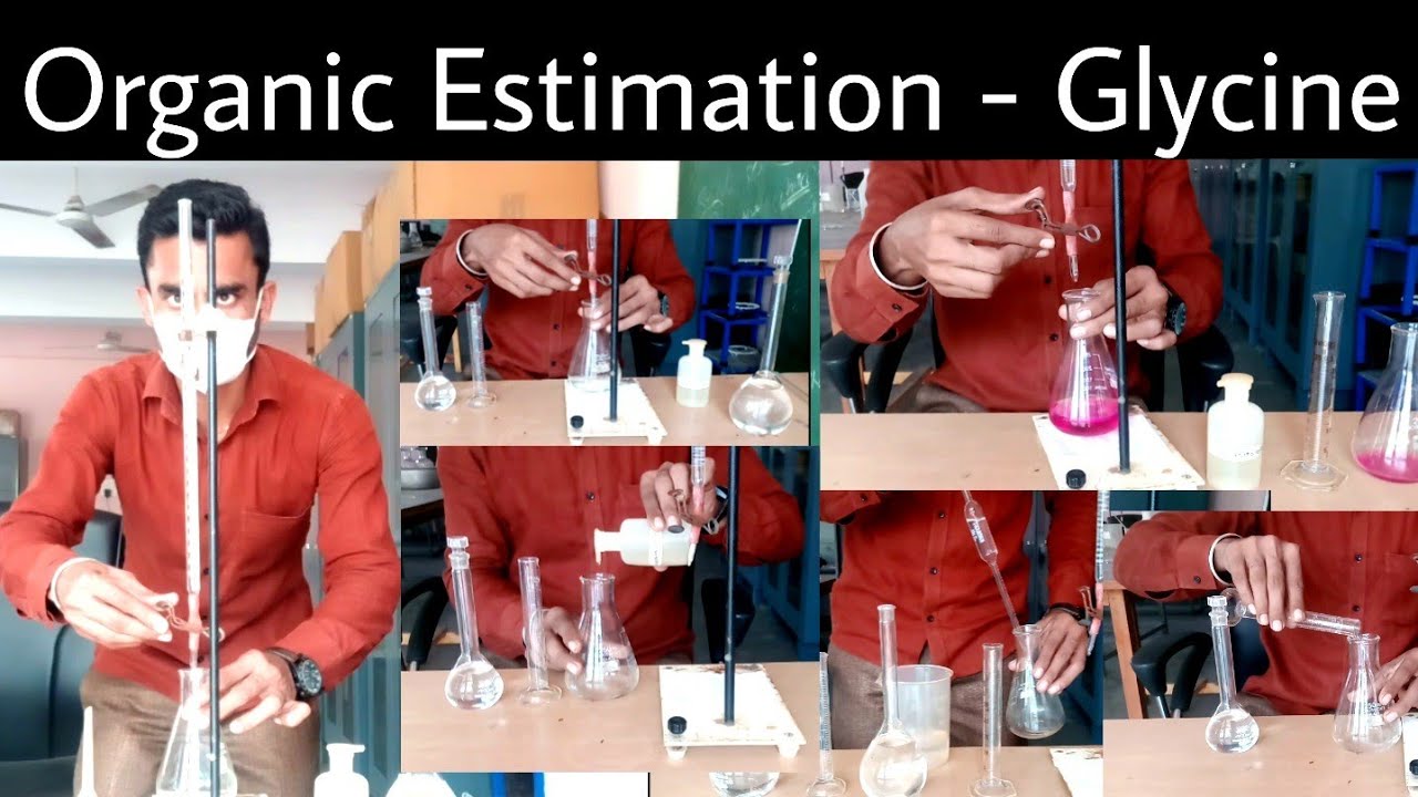 Organic Estimation of Glycine - Percentage purity of Glycine By YAH/DDD🕶G.S.C.Bhilad
