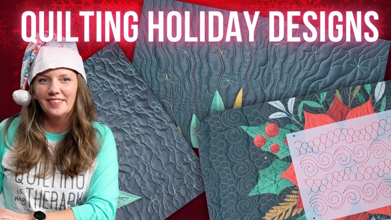 Machine Quilting Holiday Designs- Season's Greetings Video Series with Angela Walters