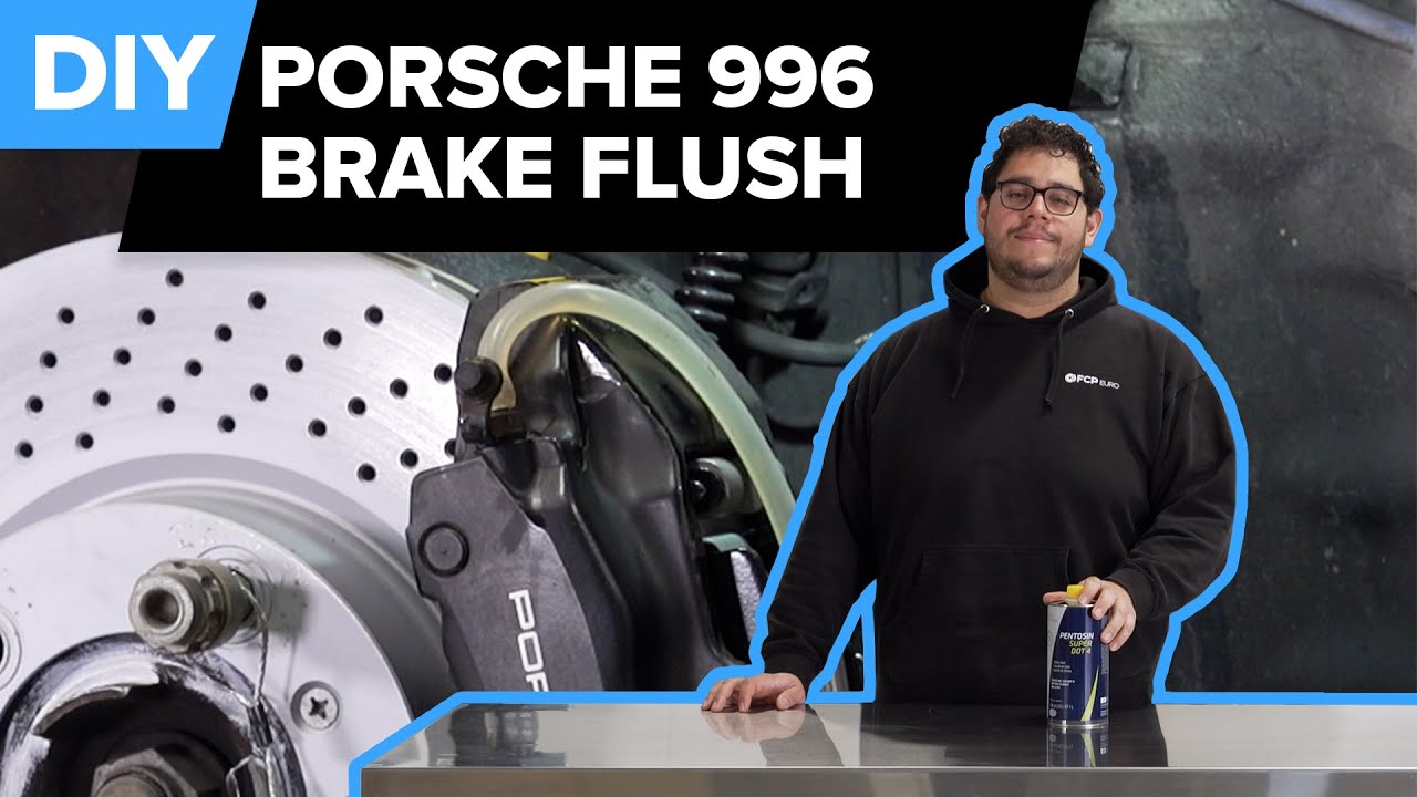 Промывка тормозной жидкости Porsche 996 911 своими руками (Porsche 911 1997-2004 гг.)