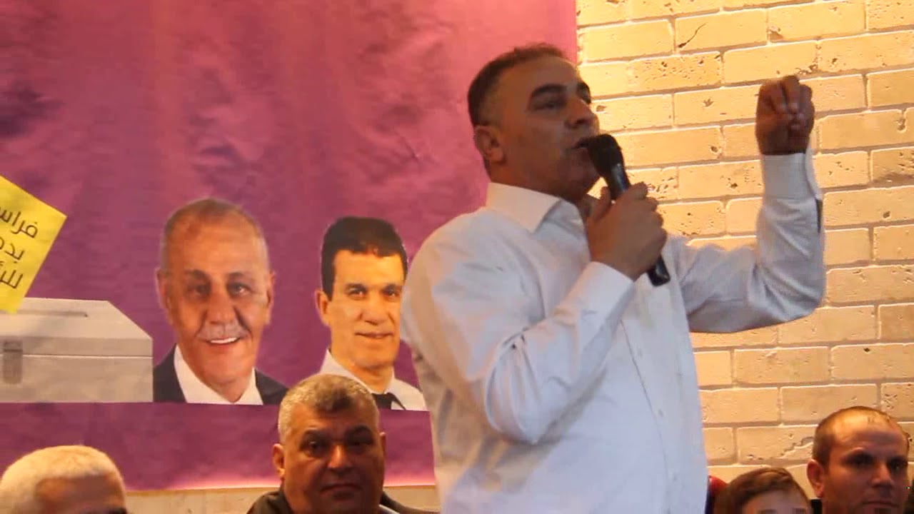 شاهد احتفال الالاف كفرقرع بفوز فراس بدحي بالرىاسة