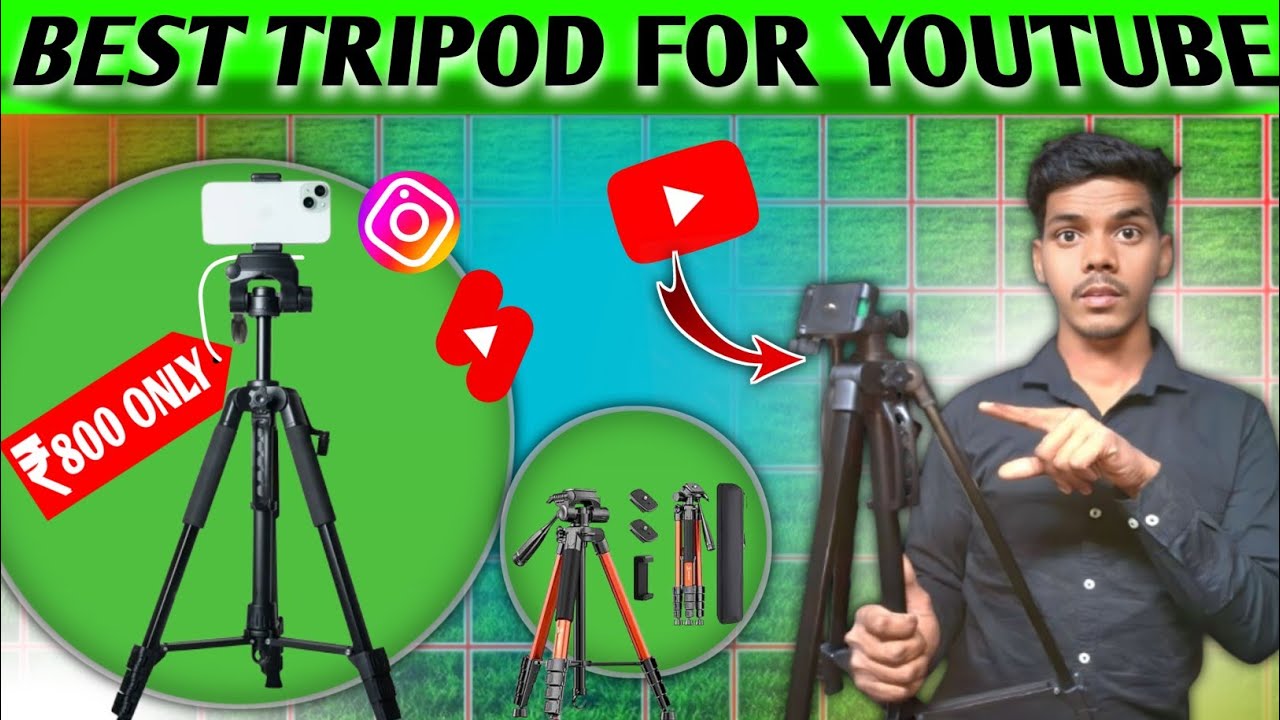 Best Tripod For YouTube & Instagram Reels😍 2026🔥 Best Tripod Under ₹800 YouTube #instagram #youtube 