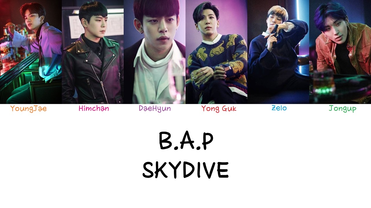 B.A.P - SKYDIVE (Color coded lyrics Han|Rom|Eng)