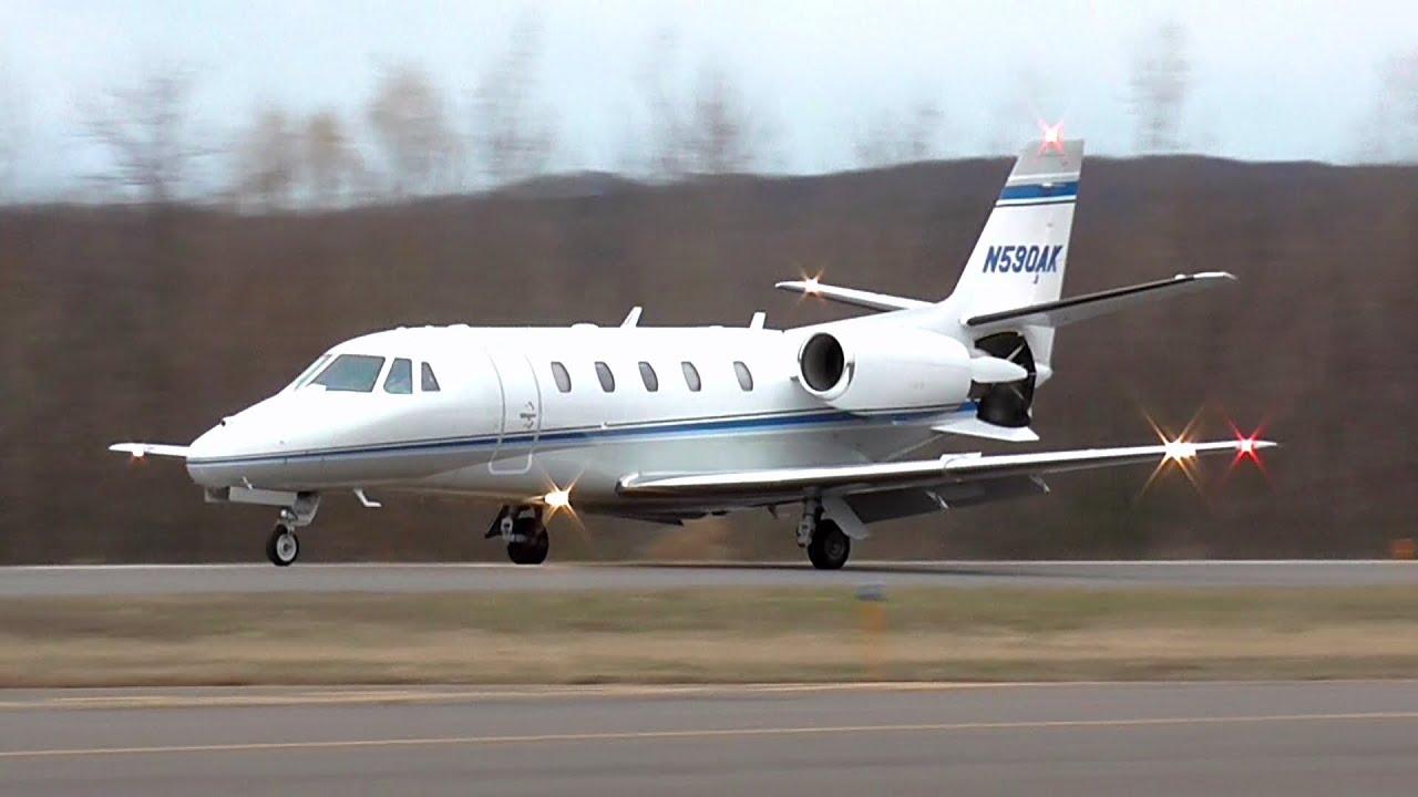 Max Reverse Thrust! | Citation Excel Landing at Robertson Field