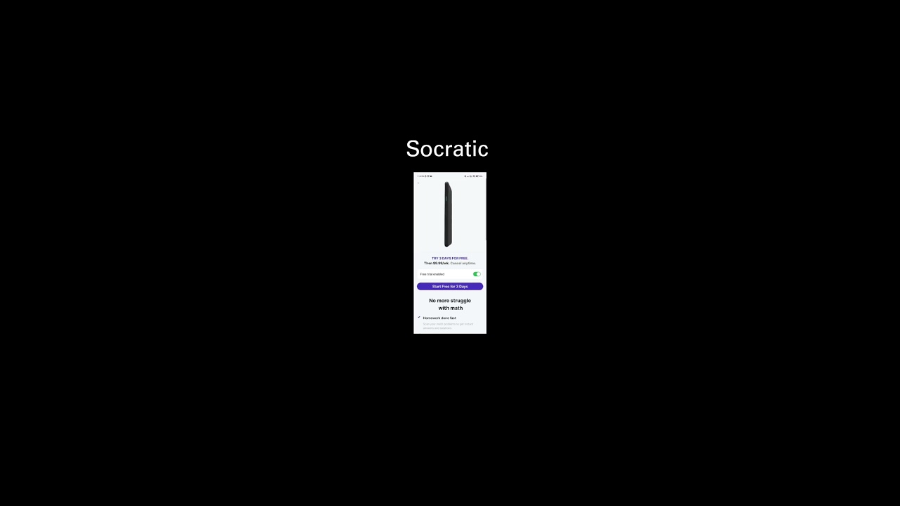 Socratic App 🔥The AI Solves Homework Instantly!