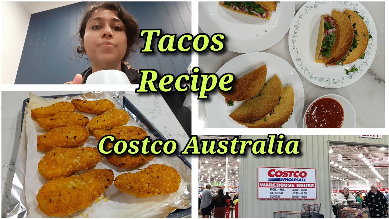 Costco Australia ঘোরা, Oven-e Chicken Tender বানানো & Homemade Tacos Recipe🌮🍗  Aussie Dinner Vlog
