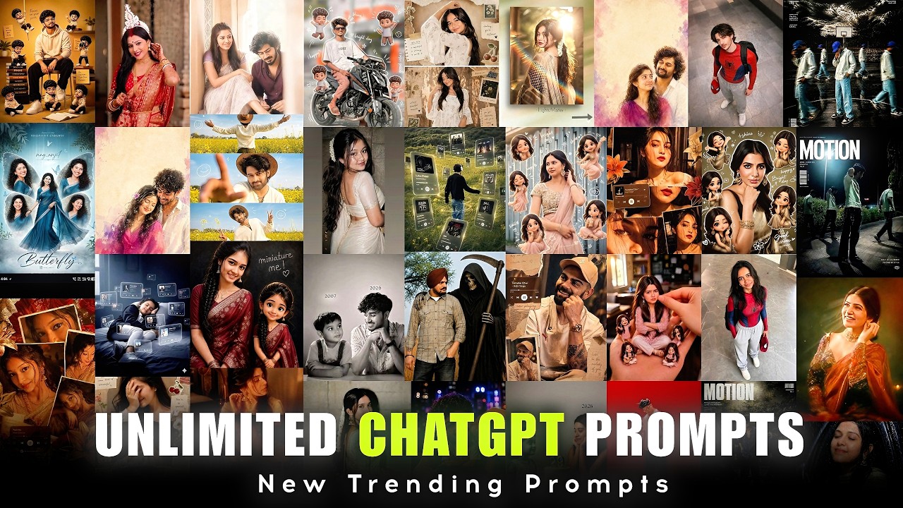 100+ Viral AI Photo Editing Prompts 🔥 Unlimited ChatGPT Edits