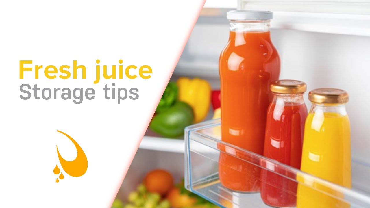 How to store fresh juice