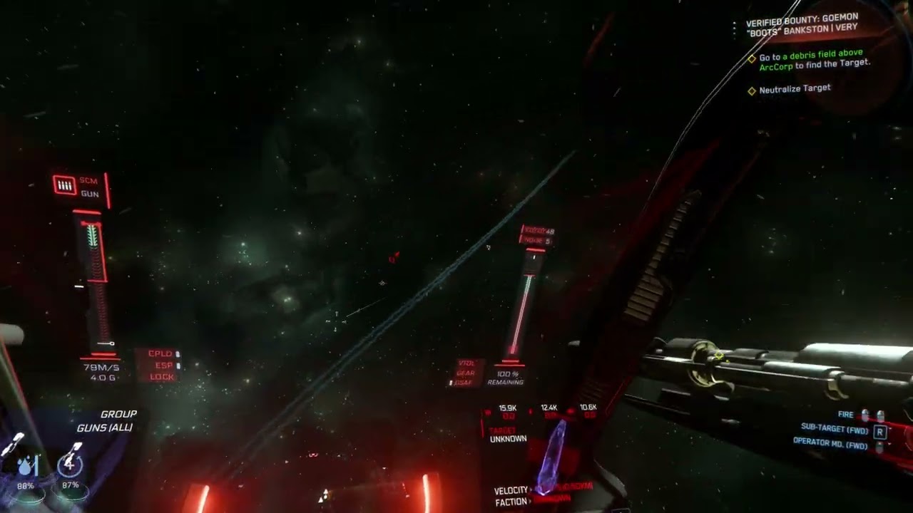 Wanted: VLRT - Mission Gameplay - Glaive - Star Citizen [4.4] [2093]