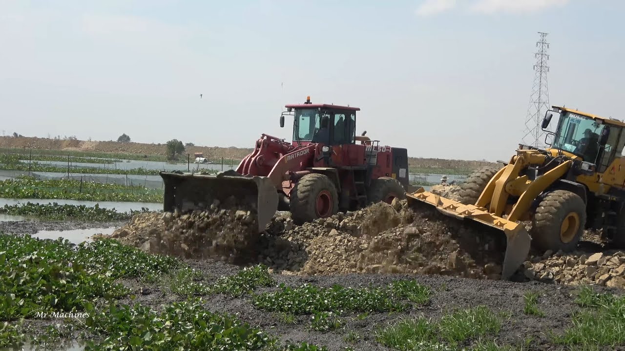 Wonderful Wheel Loader Equipment Push Spreading Dirt Stone Clearing Land Special Machines