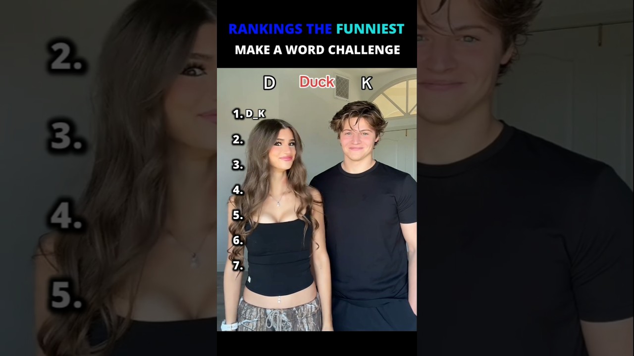 Ranking The Funniest Make A Word Challenge