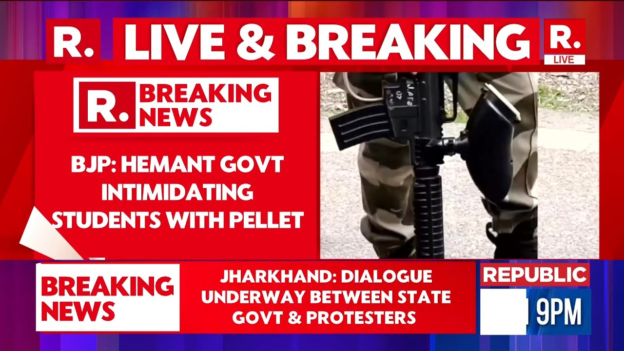 BREAKING: Ranchi Student Protest Talks Underway | Students Allege Pellet Threat By Hemant Soren Govt