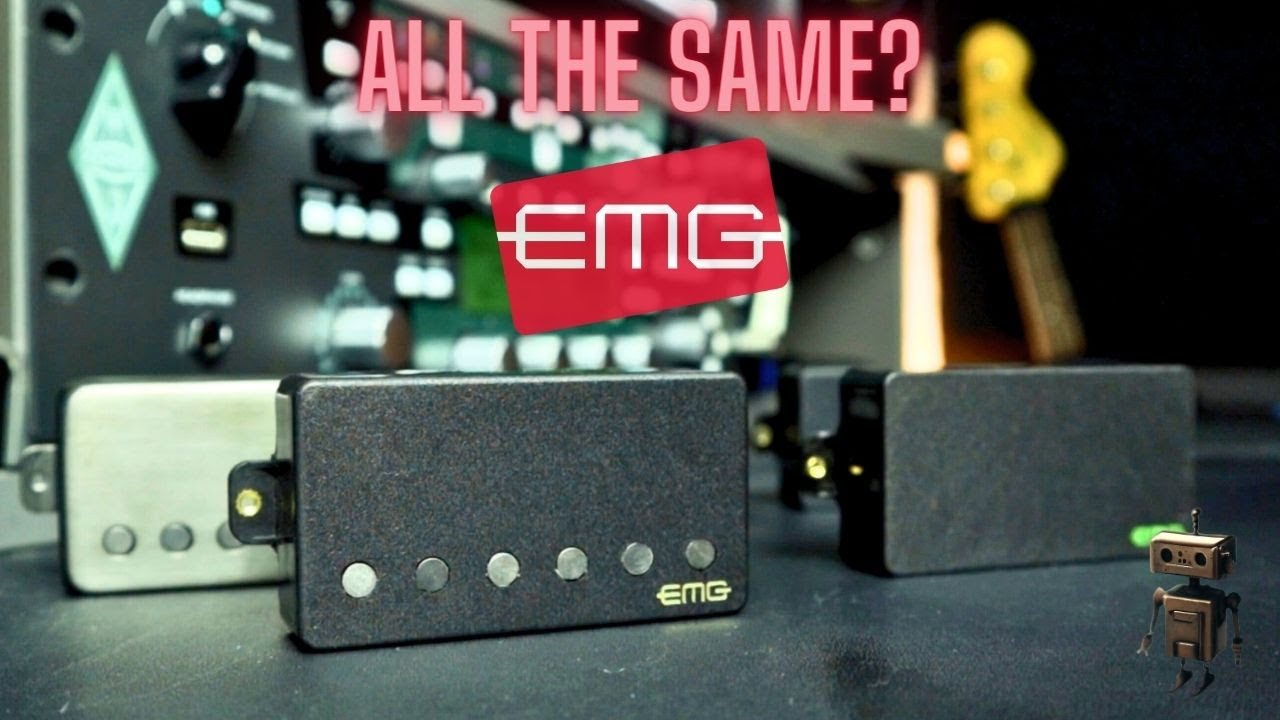 EMG Pickups Comparison - JR, 81, 85, 57, JH, BB (metal)