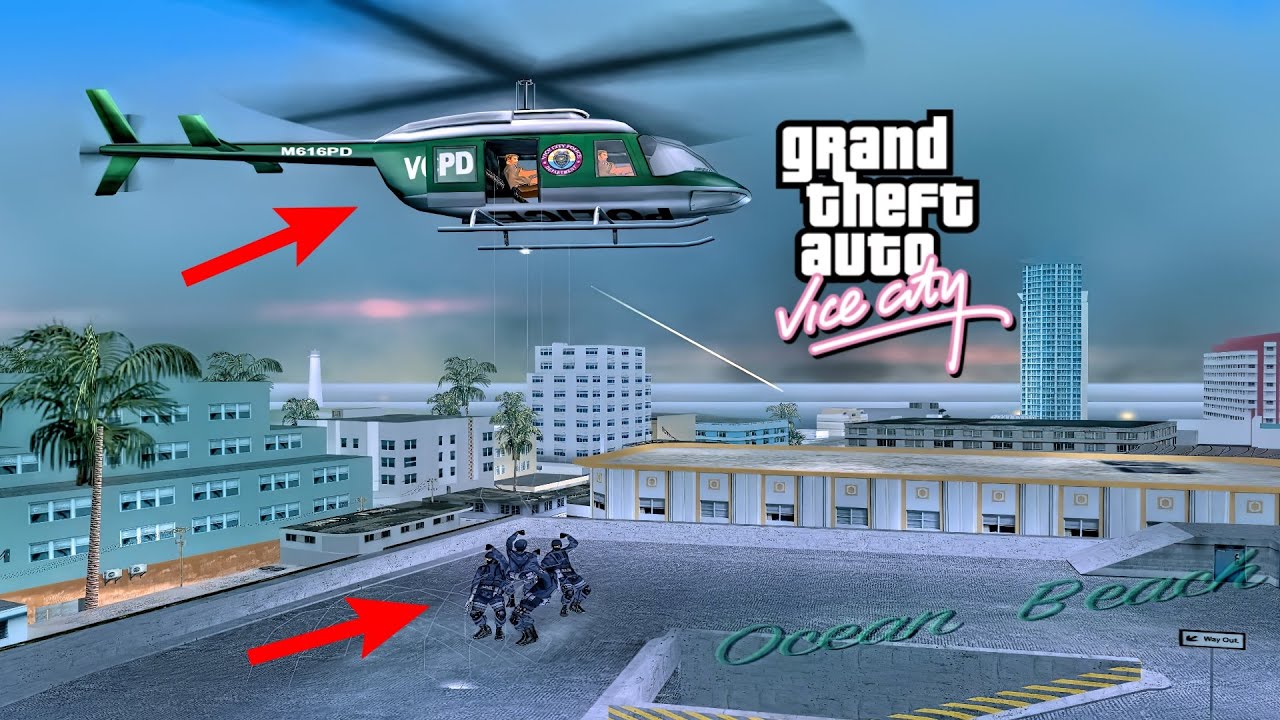 Secret Air Force Army Mission in GTA Vice City (Hidden Place) | GTAVC SWAT Factory Raid