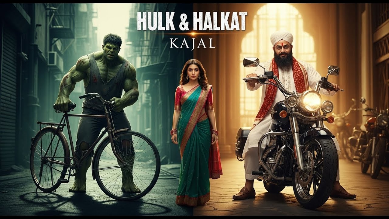 Purani Cycle vs Shandar Bike 😢🔥 | Gareeb Hulk vs Ameer Molvi | Kajal Kis Ko Chune Gi? | Love Story