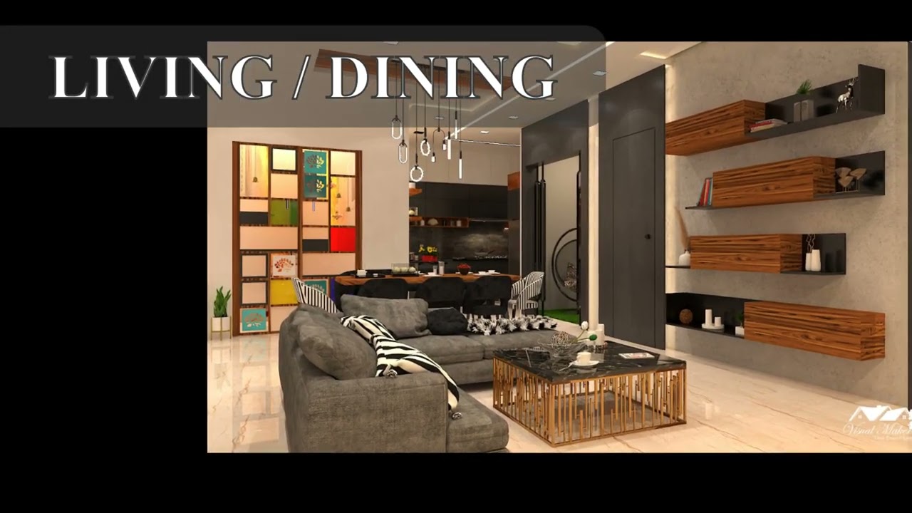 Bungalow Design | Modern | 2400 sq ft | Complete Interior & Architecture Design | www.visualmaker.in