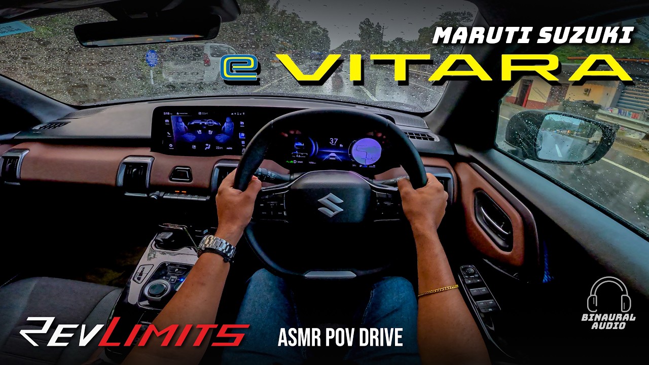Maruti Suzuki e VITARA | ASMR + POV Drive Test | BINAURAL AUDIO | RevLimits