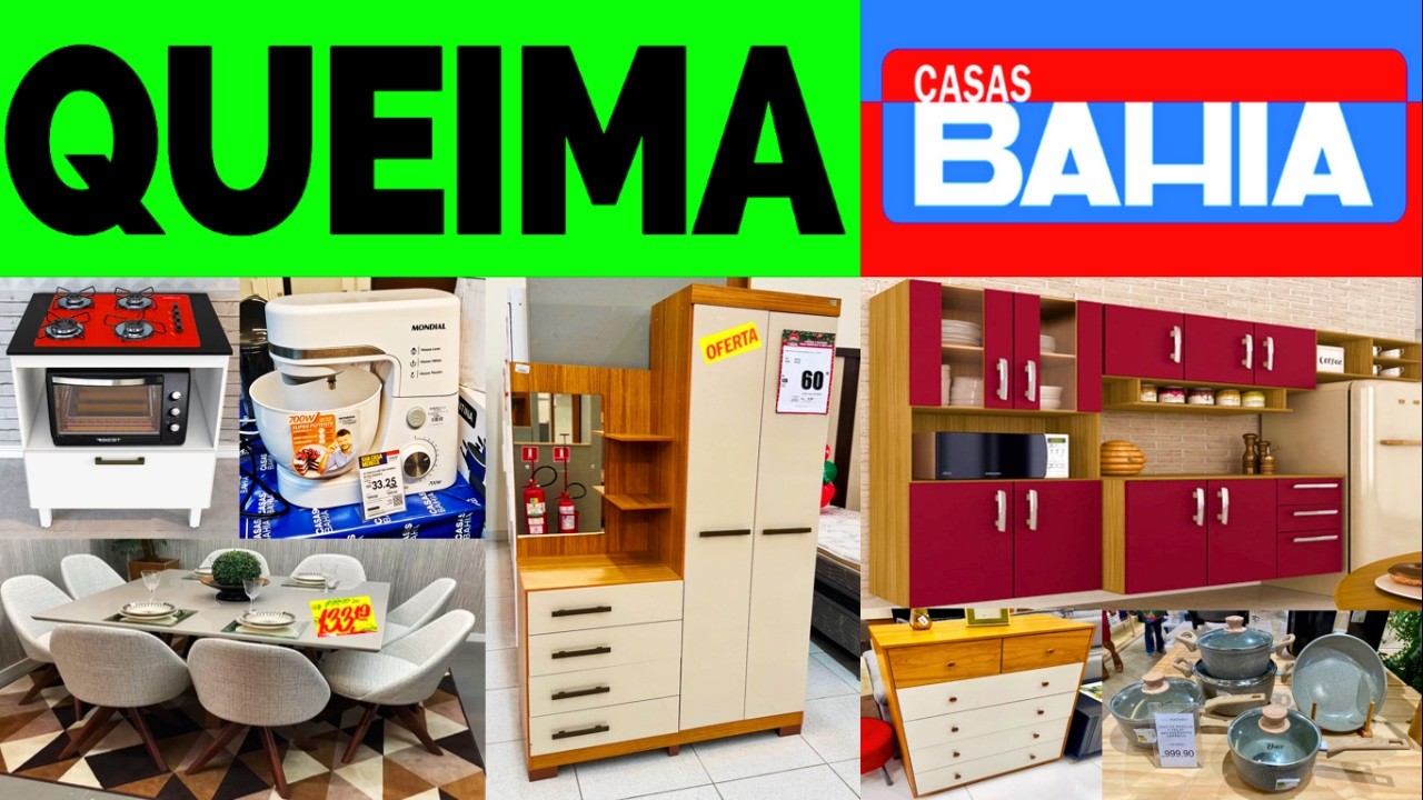 🔥COMEÇOU a LIQUIDAÇÃO HISTÓRICA das CASAS BAHIA com OFERTAS que NINGUÉM NUNCA VIU na VIDA