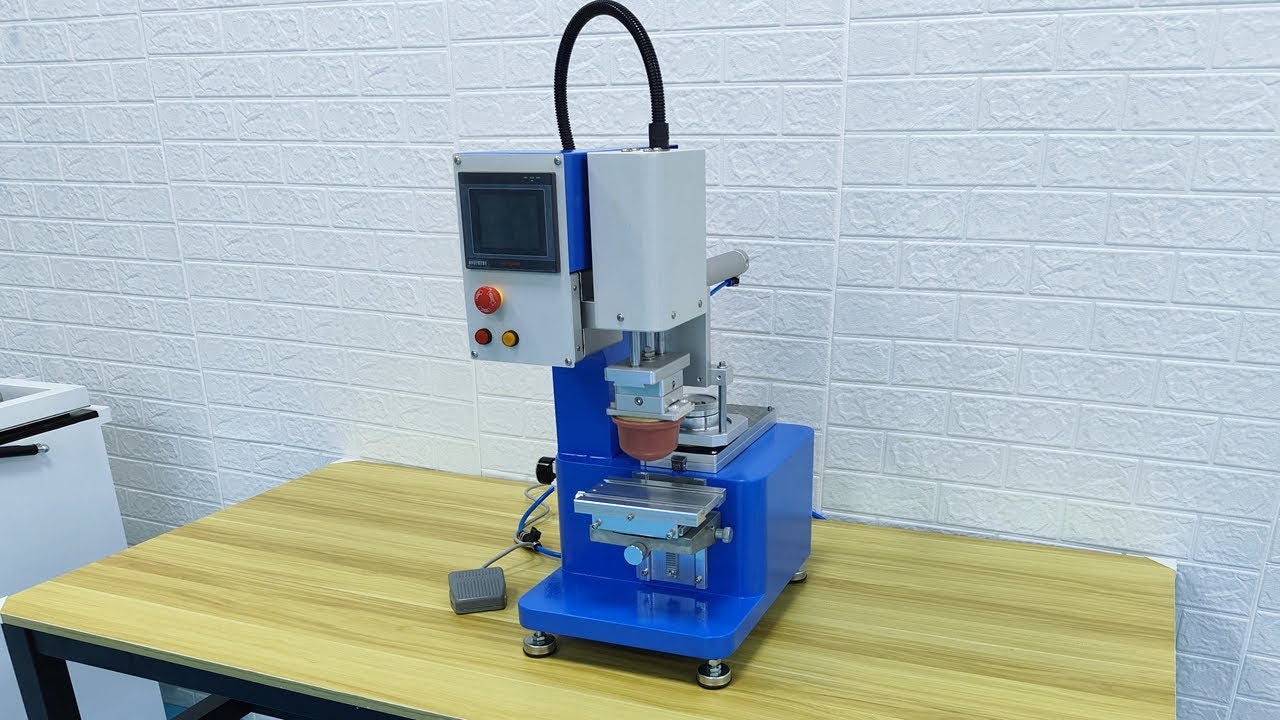 new type closed ink cup tampon printer pad printing machine