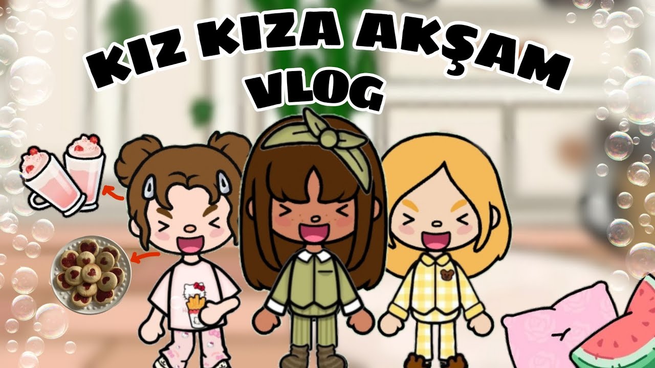 Kız kıza akşam  vlog -toca boca betül#keşfet #tocaboca #tocalifeworld #tocatürkiye 