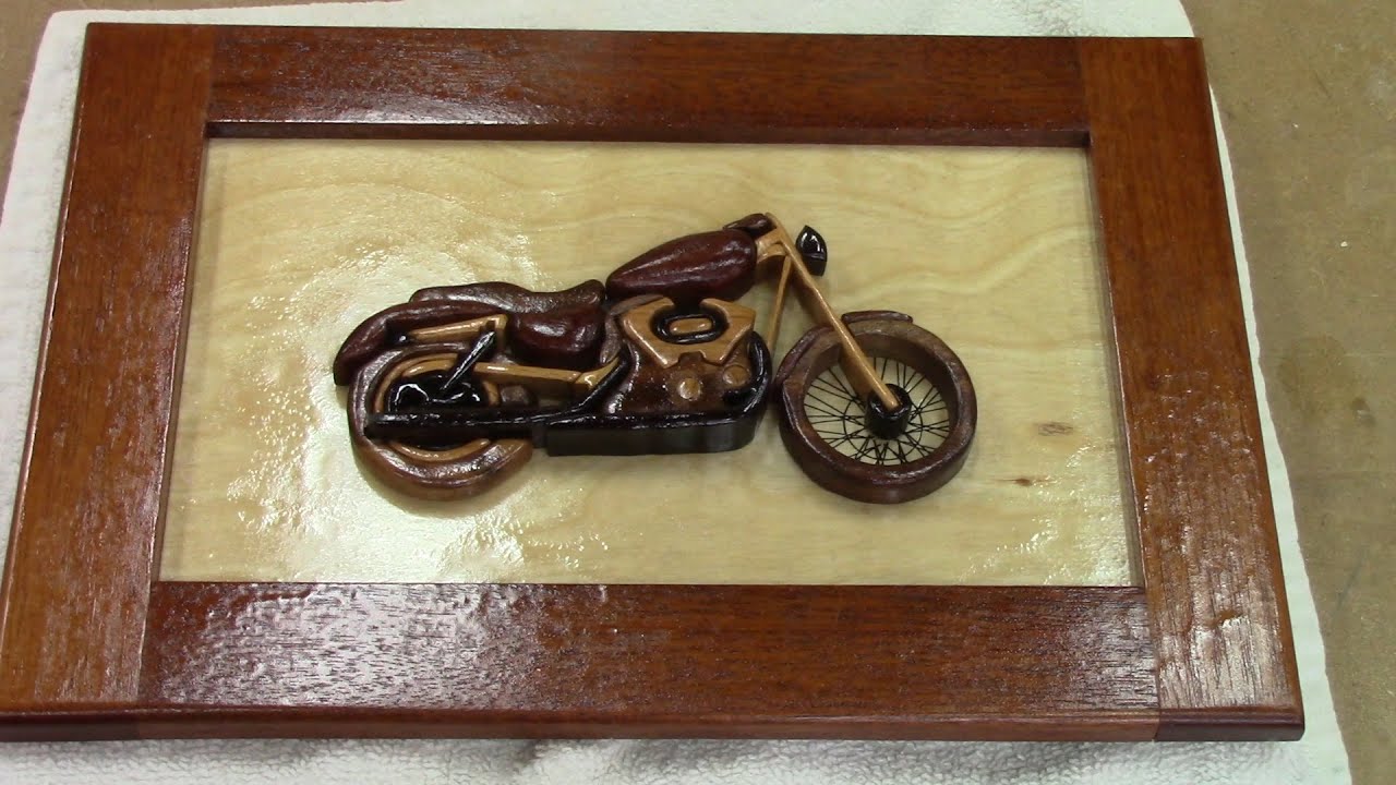 The Woodpecker Ep 237-  Intarsia Harley Davidson