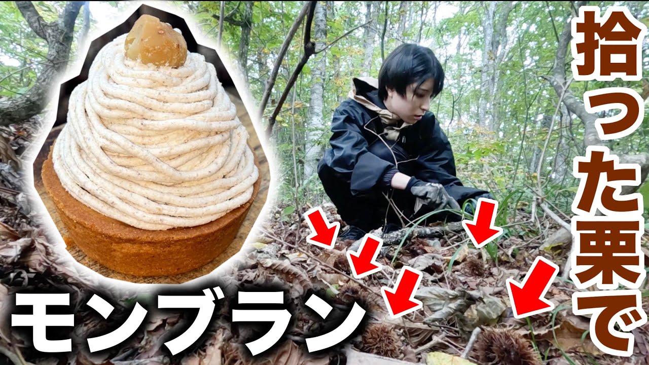 拾った栗でモンブラン作ったらトラブル続きで大変すぎた