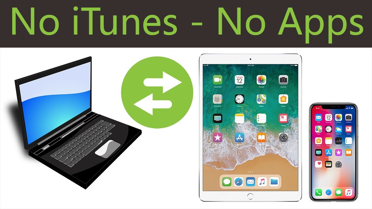 (Обновлено) Как перенести файлы с ПК на iPhone - iPad - iPod (без iTunes - без программы)!