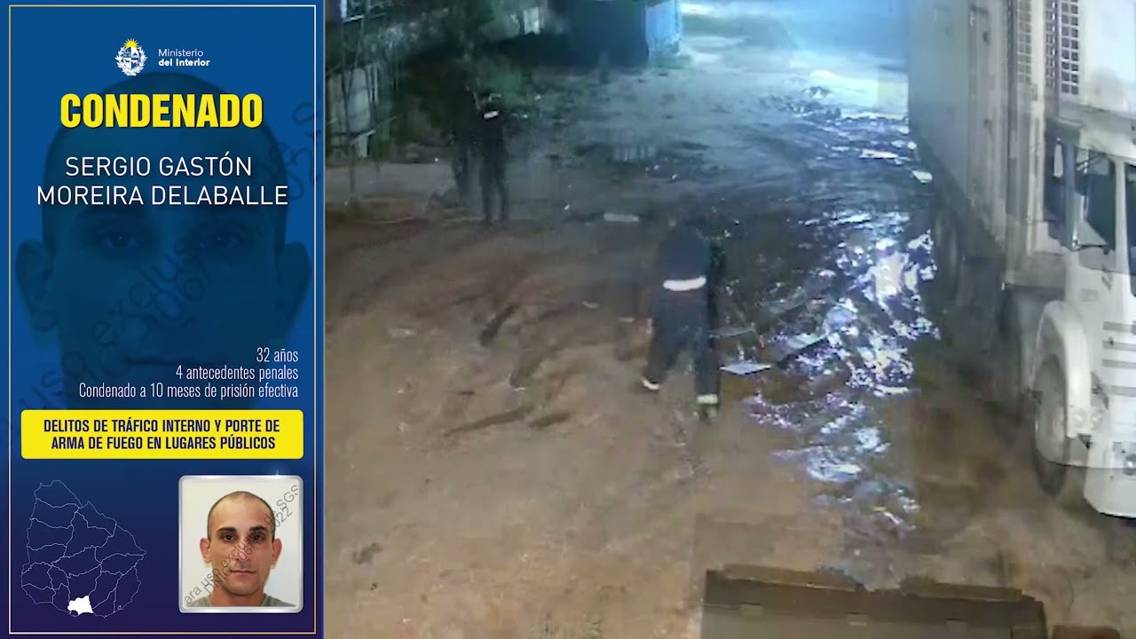 Circulaba con un revolver y fue detenido en un control de rutina