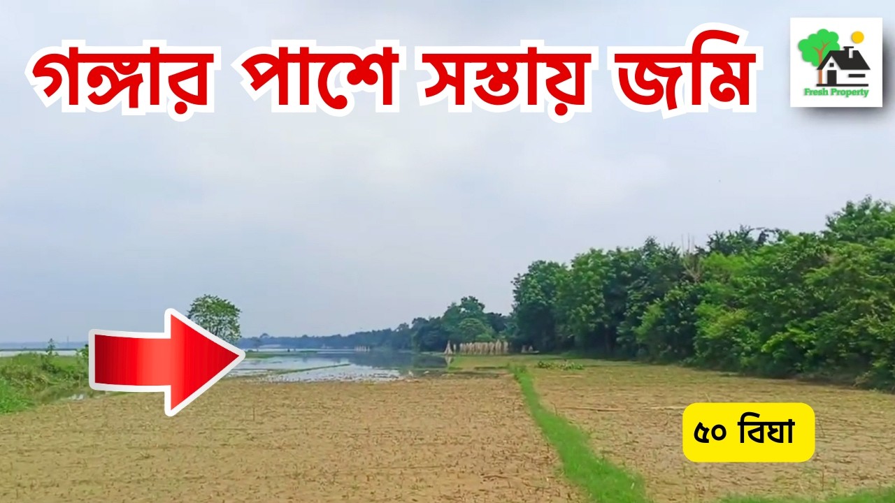Fp - 1452 | গঙ্গার পাশে সস্তায় জমি | 9073 145 145
