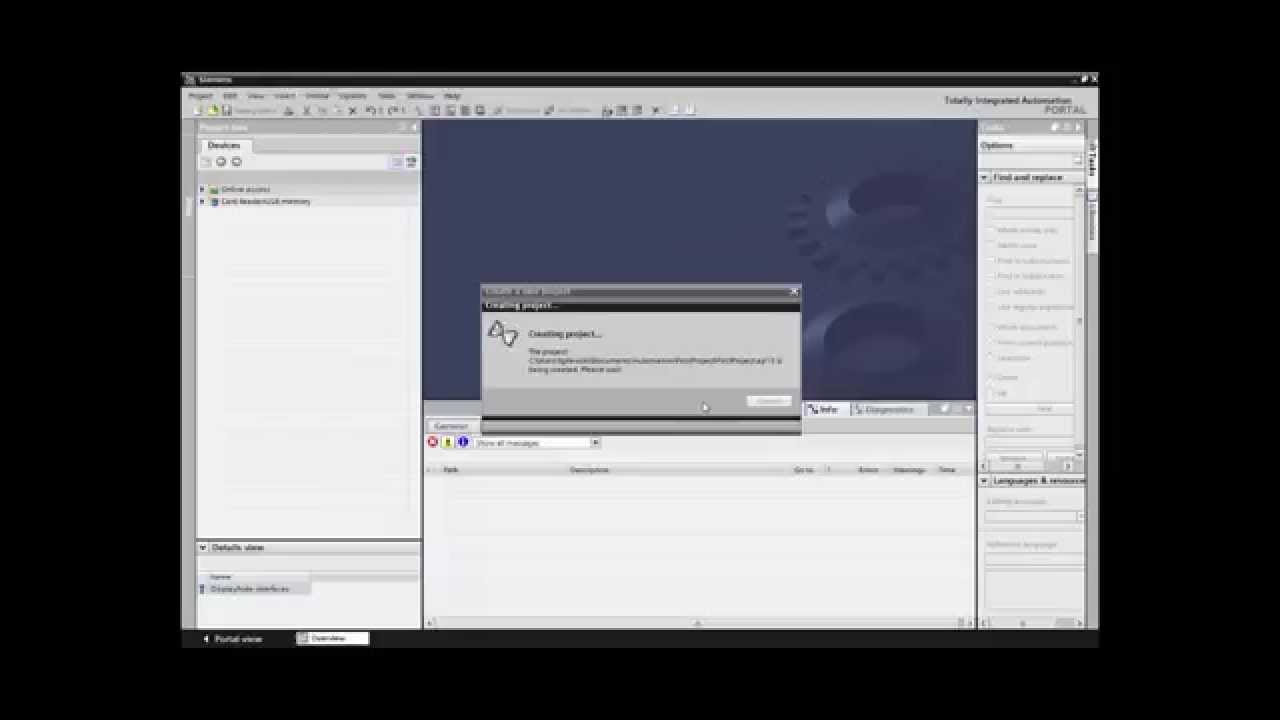 Pierwszy projekt w TIA Portal