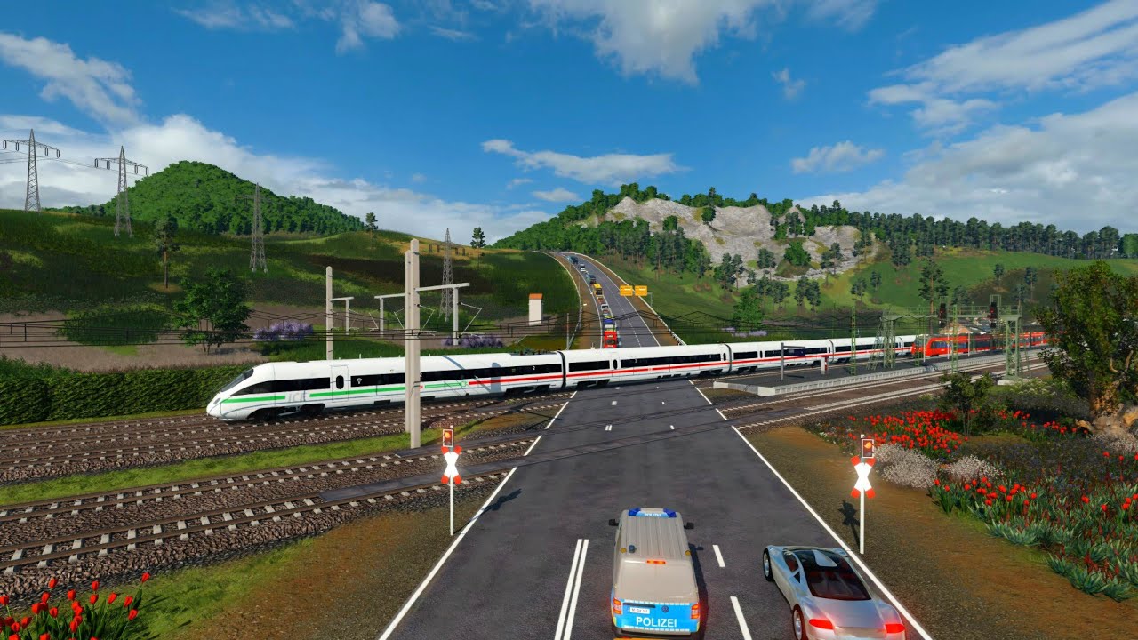 Transport Fever 2: Der Bahnübergang Teil 1286