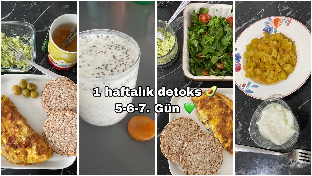 SON 3 GÜN 1 HAFTADA 3 KİLO DETOKSU 1 GÜNDE NELER YİYORUM ? | TÜM STRESE RAĞMEN ZAYIFLIYORUZ💪🏻🤸🏻