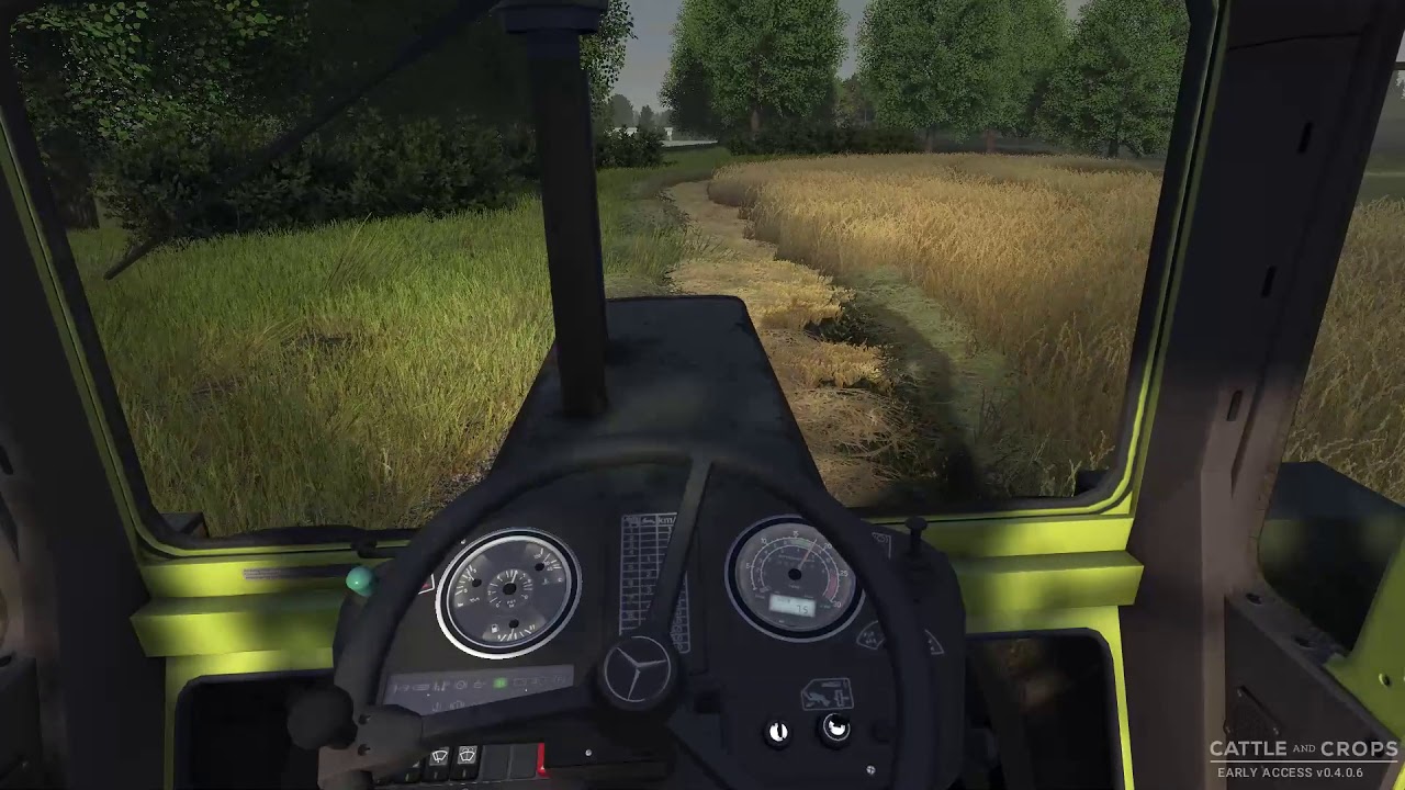 Cattle and Crops  Mit MB Trac 1400 und Class Disco 2750 Gras Mähen